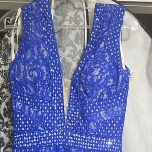 Stunning Blue Lace Dress